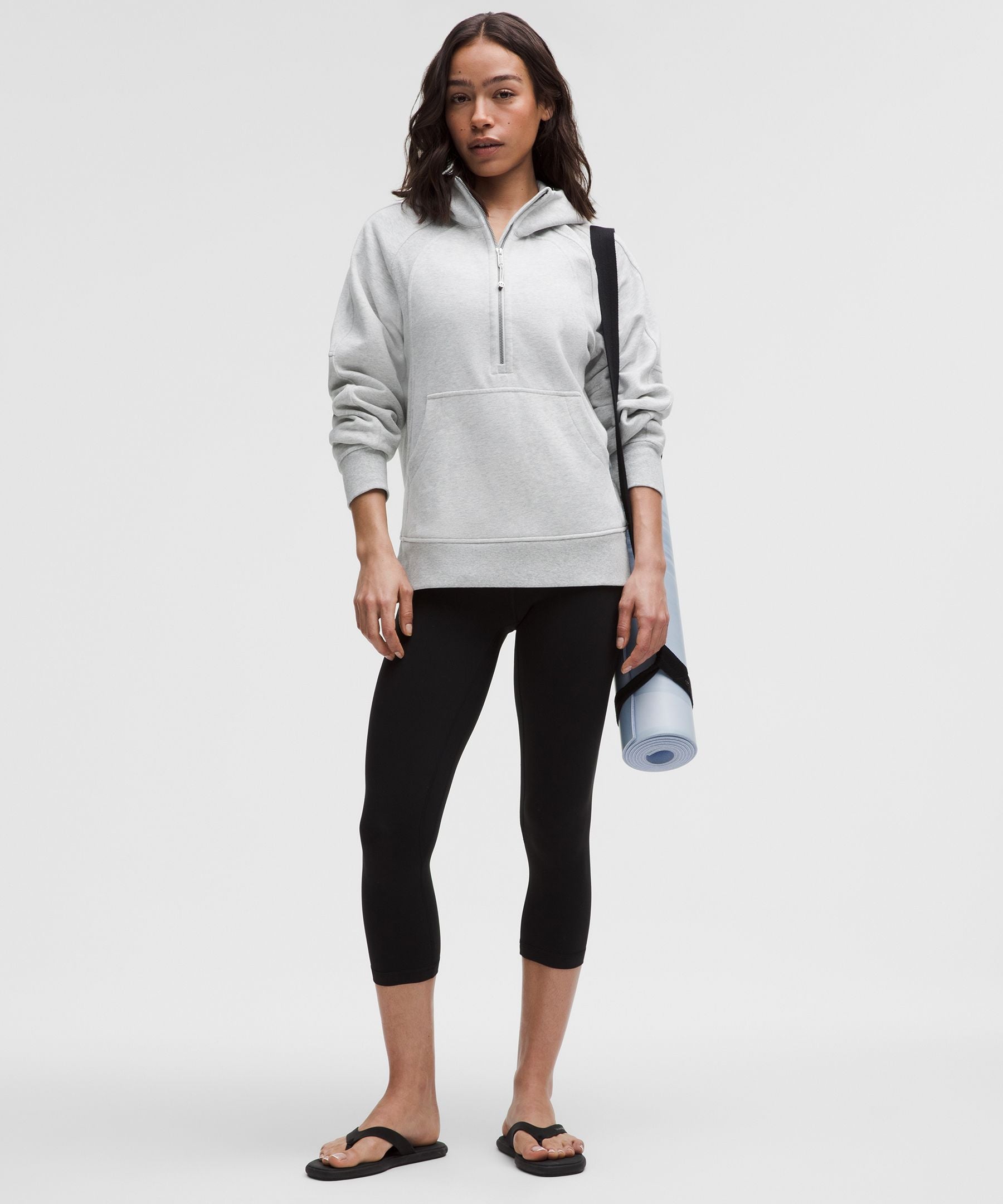 Scuba Oversized Half-Zip Hoodie *Long