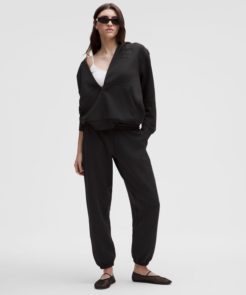 Smooth Spacer Full-Zip Hoodie