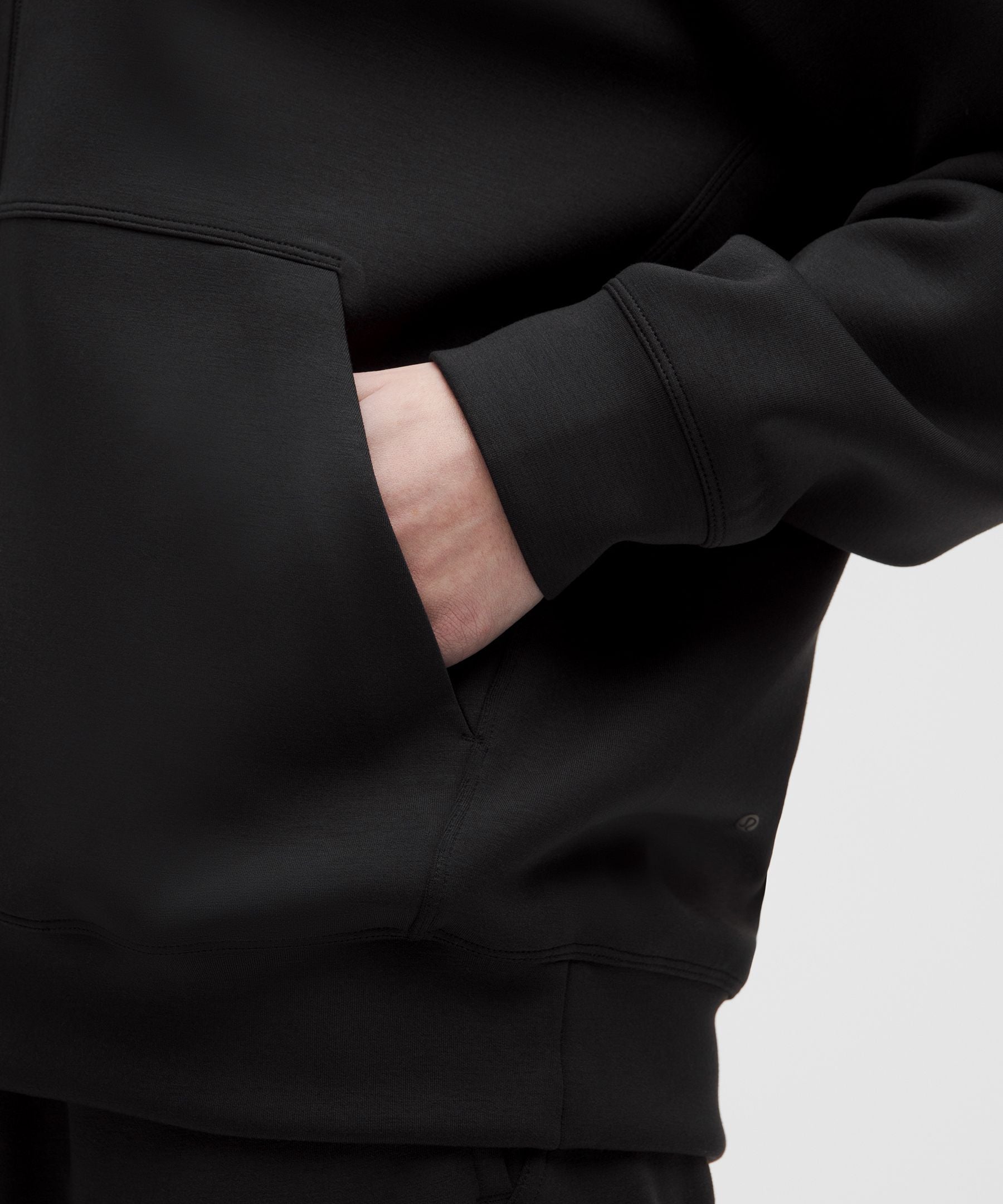 Smooth Spacer Full-Zip Hoodie