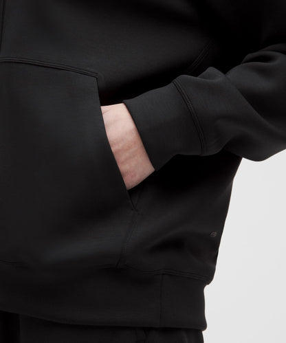 Smooth Spacer Full-Zip Hoodie