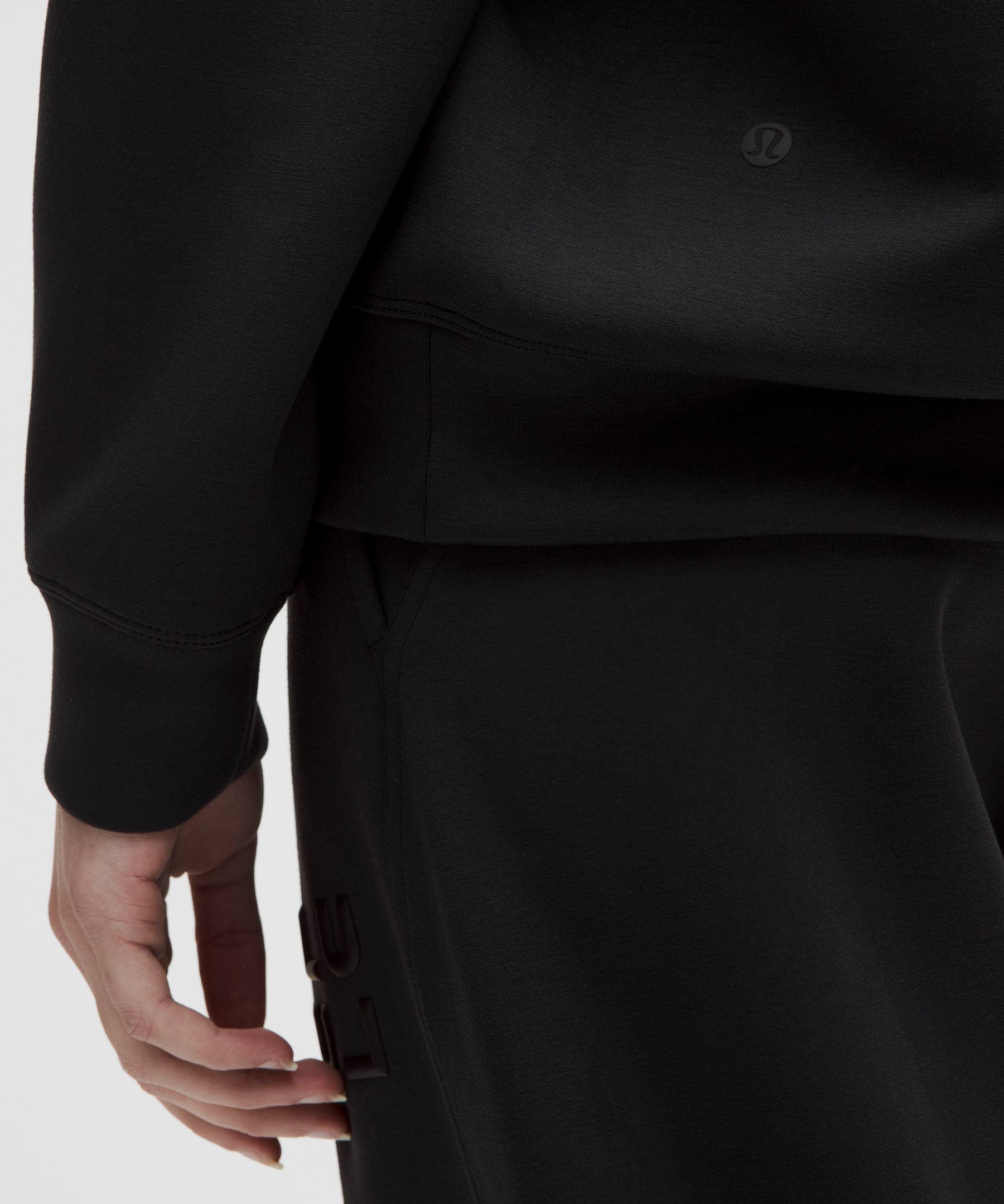 Smooth Spacer Full-Zip Hoodie