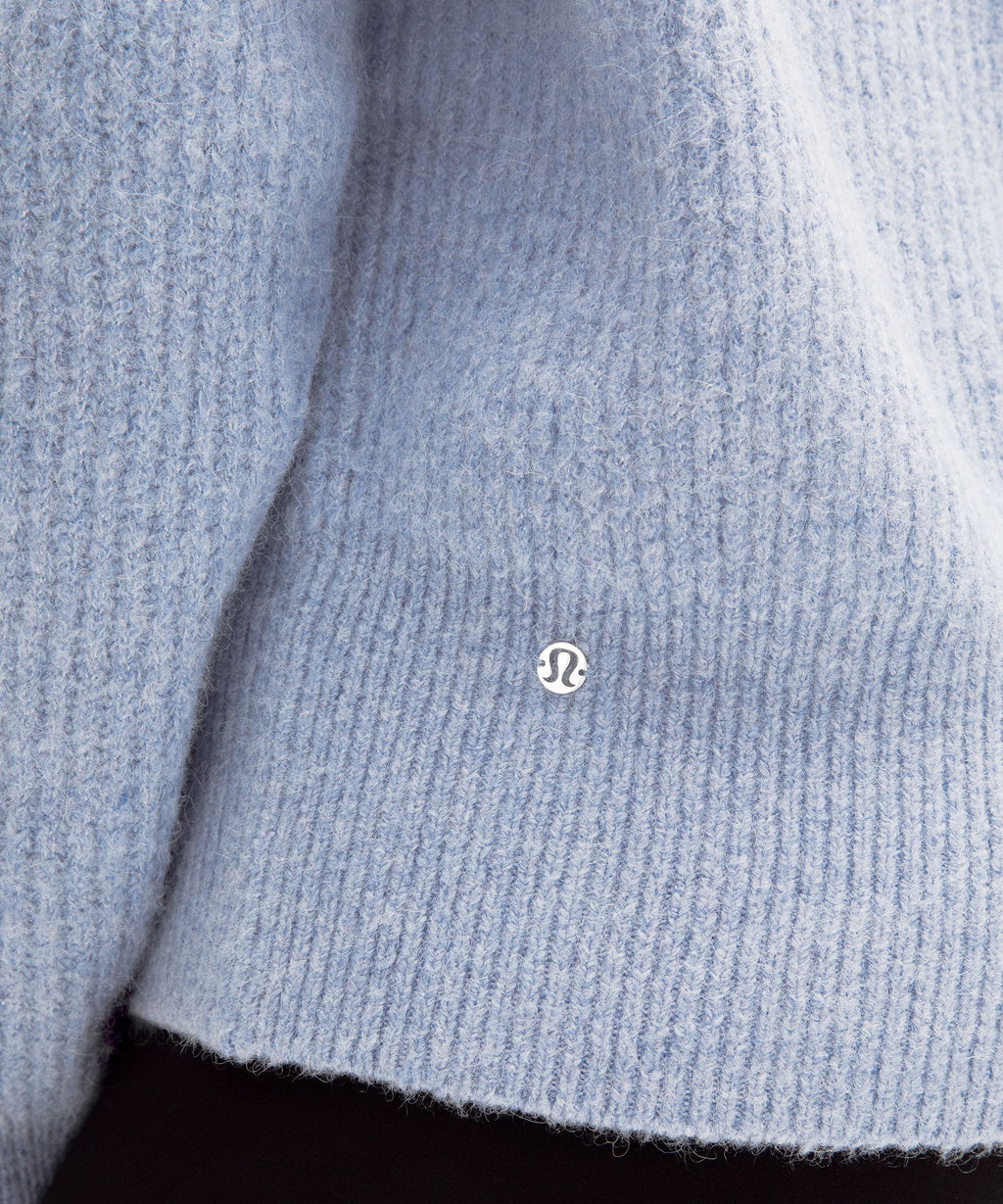 Alpaca-Blend Collared Half-Zip Sweater