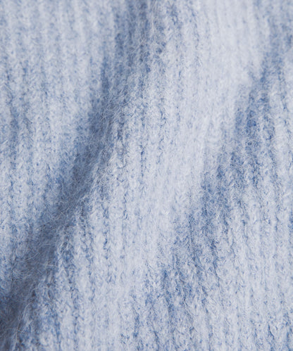 Alpaca-Blend Collared Half-Zip Sweater