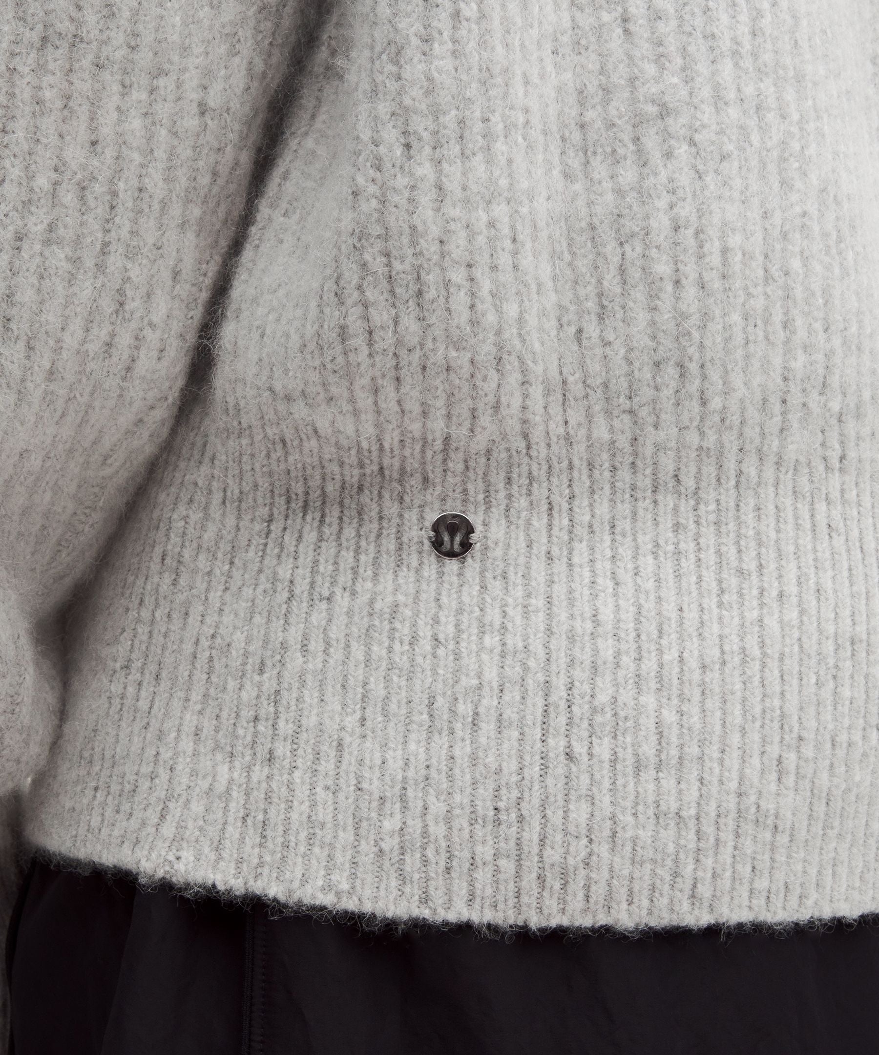 Alpaca-Blend Collared Half-Zip Sweater