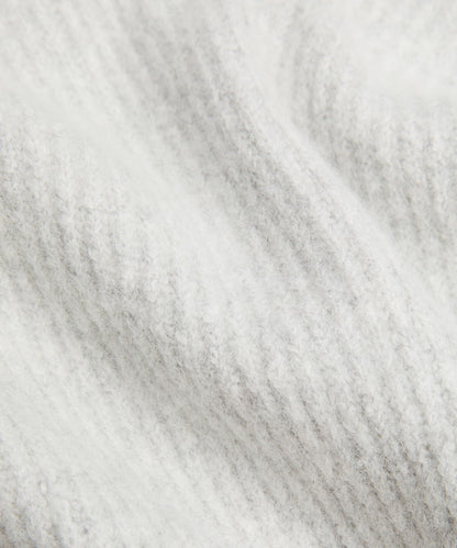 Alpaca-Blend Collared Half-Zip Sweater