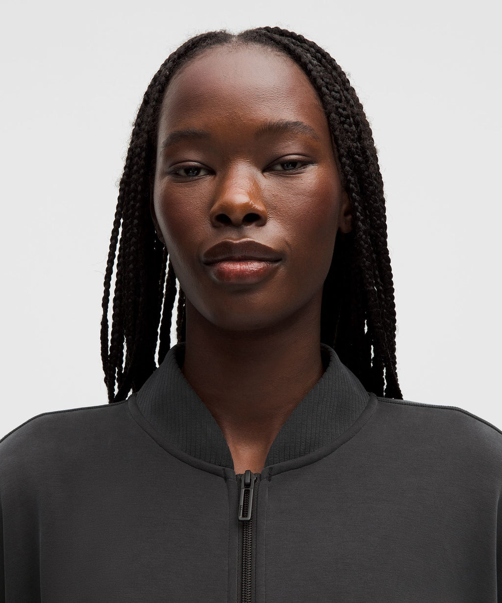 Brushed Softstreme Oversized Bomber Jacket