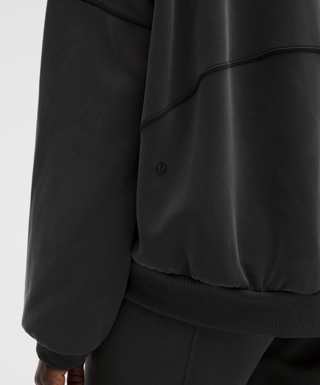 Brushed Softstreme Oversized Bomber Jacket