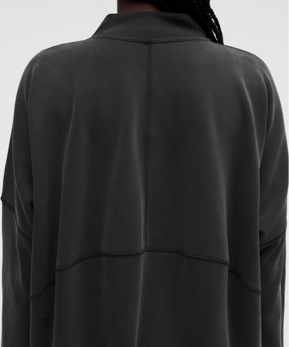 Brushed Softstreme Oversized Bomber Jacket