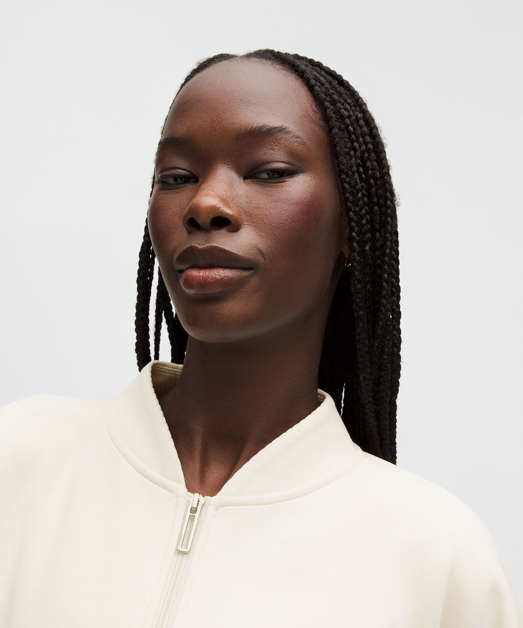 Brushed Softstreme Oversized Bomber Jacket