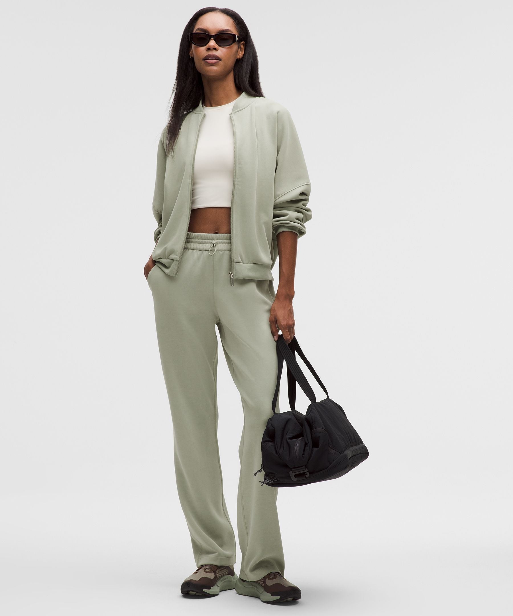 Brushed Softstreme Oversized Bomber Jacket