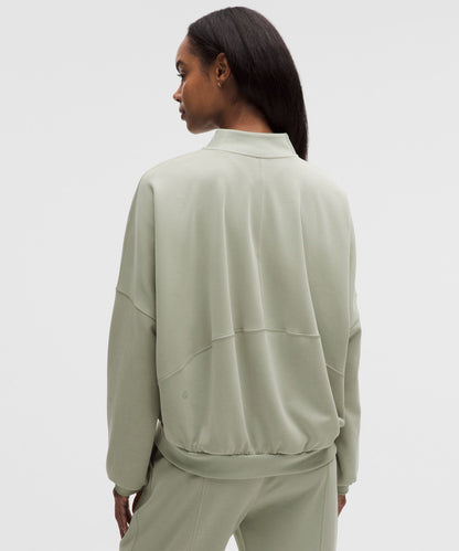 Brushed Softstreme Oversized Bomber Jacket