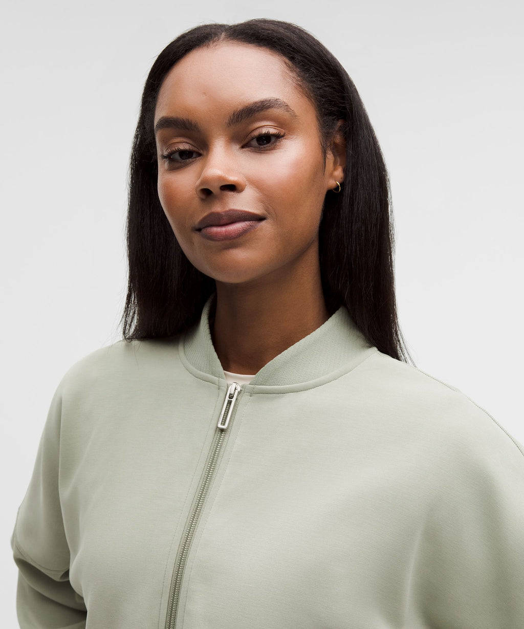 Brushed Softstreme Oversized Bomber Jacket