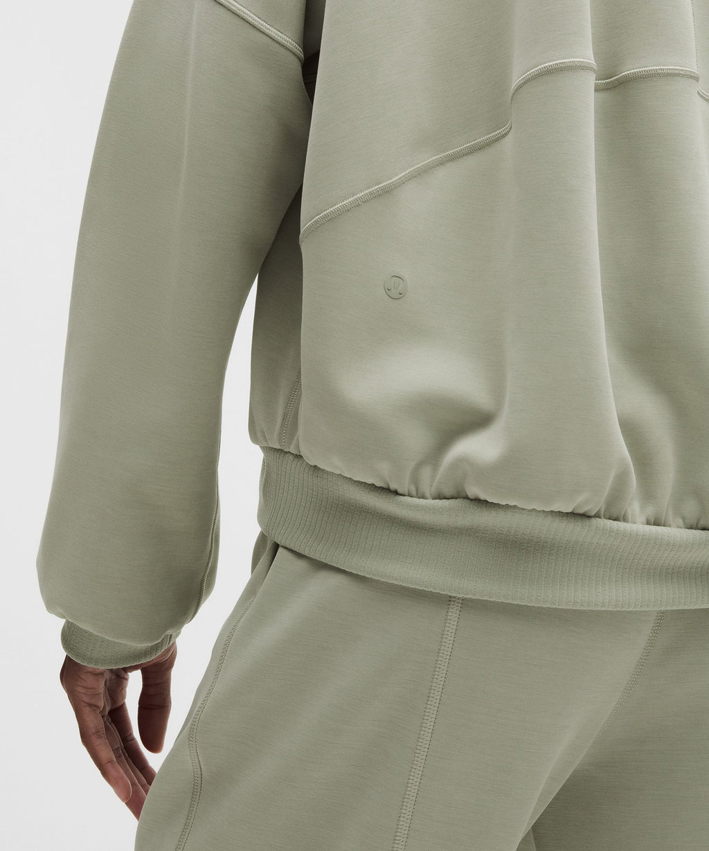 Brushed Softstreme Oversized Bomber Jacket