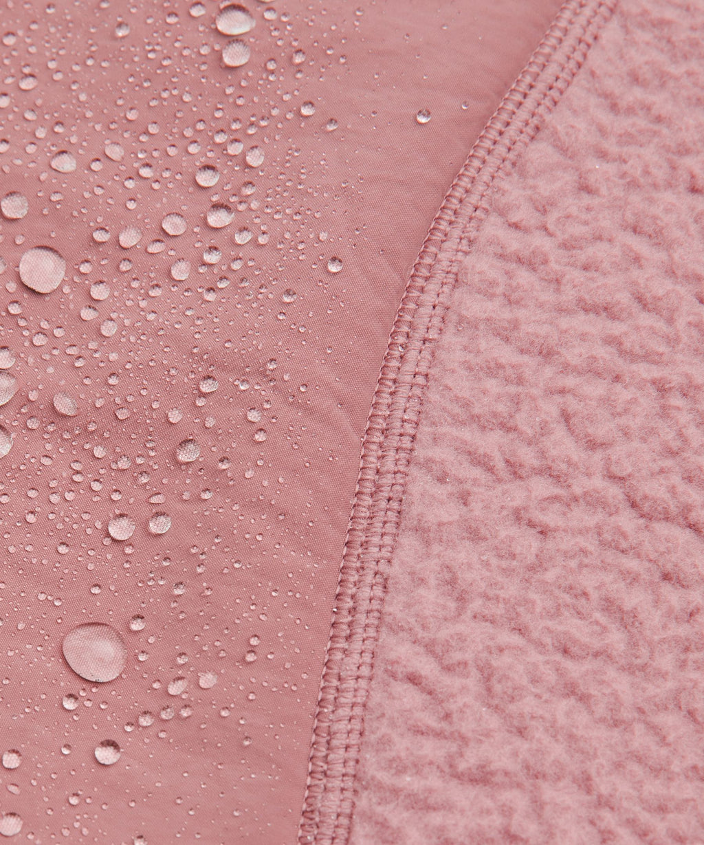 High-Pile Fleece Hooded Half Zip