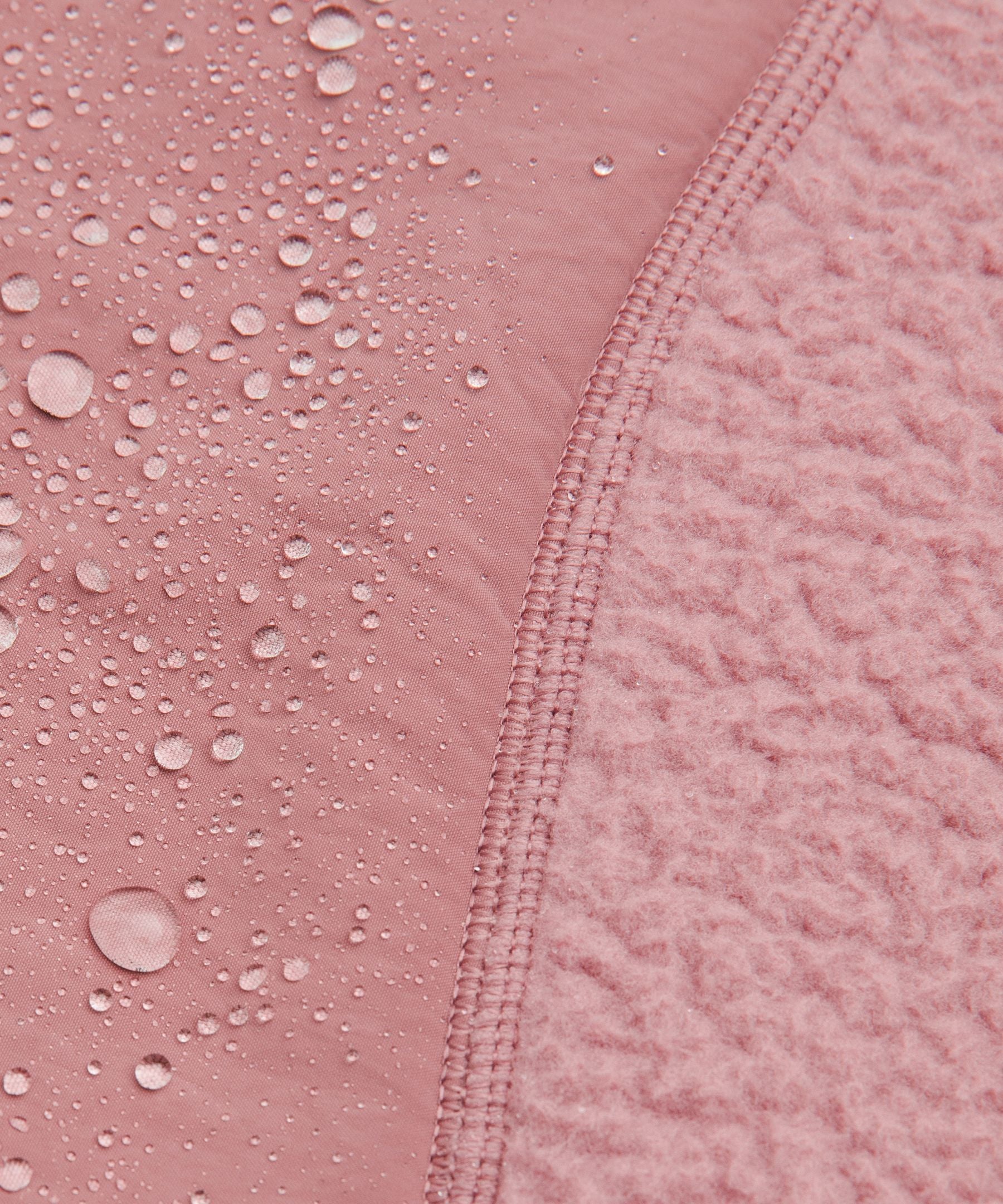 High-Pile Fleece Hooded Half Zip