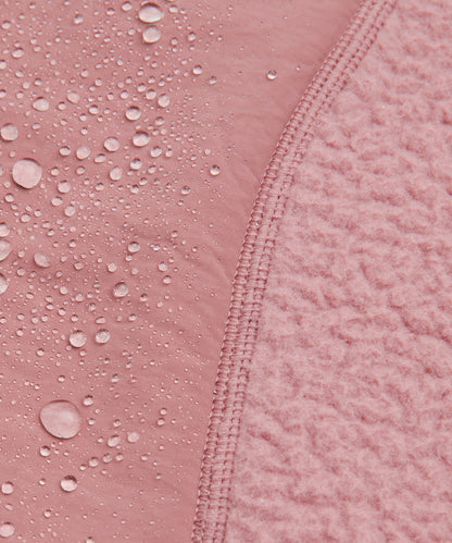 High-Pile Fleece Hooded Half Zip