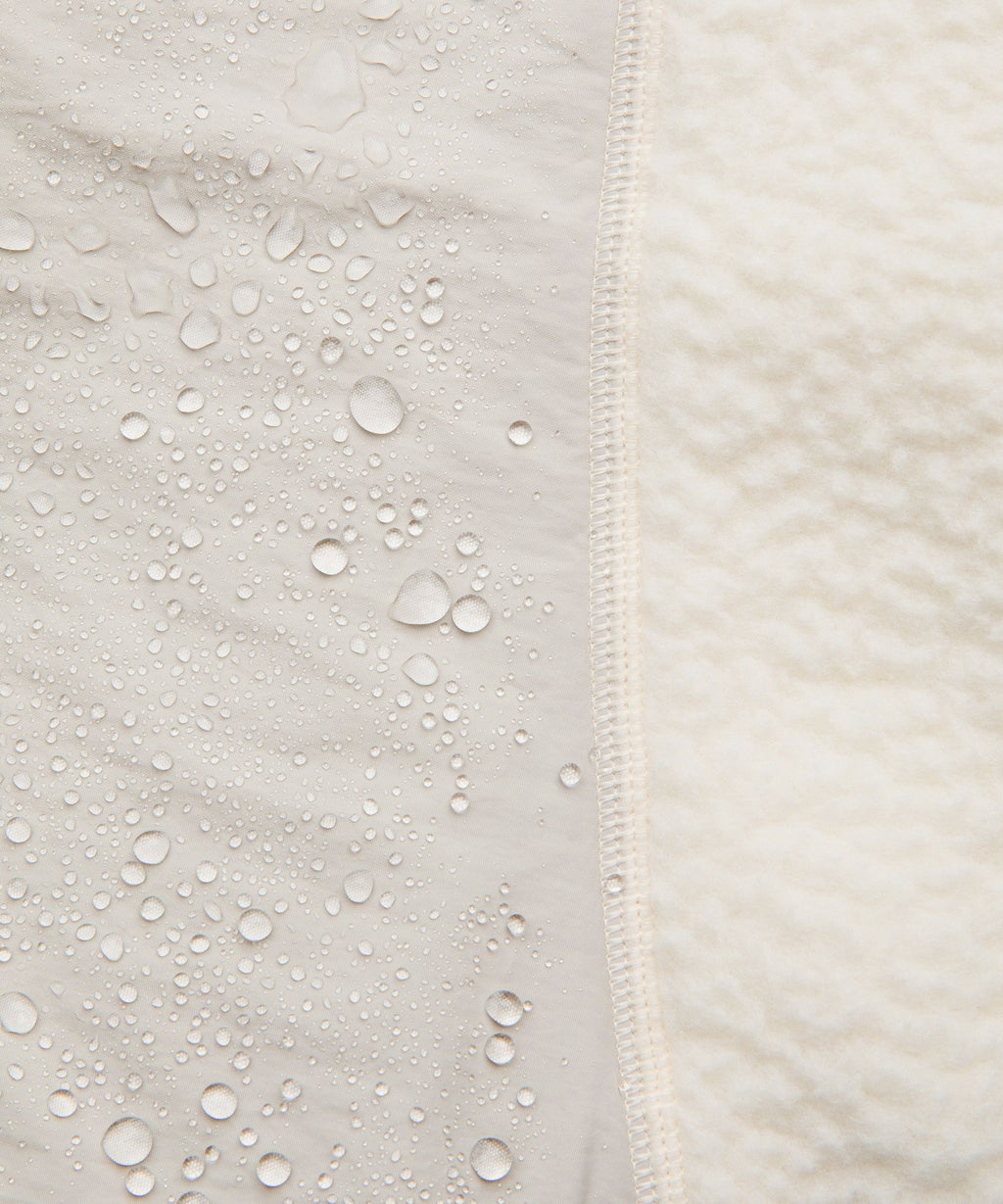 High-Pile Fleece Hooded Half Zip