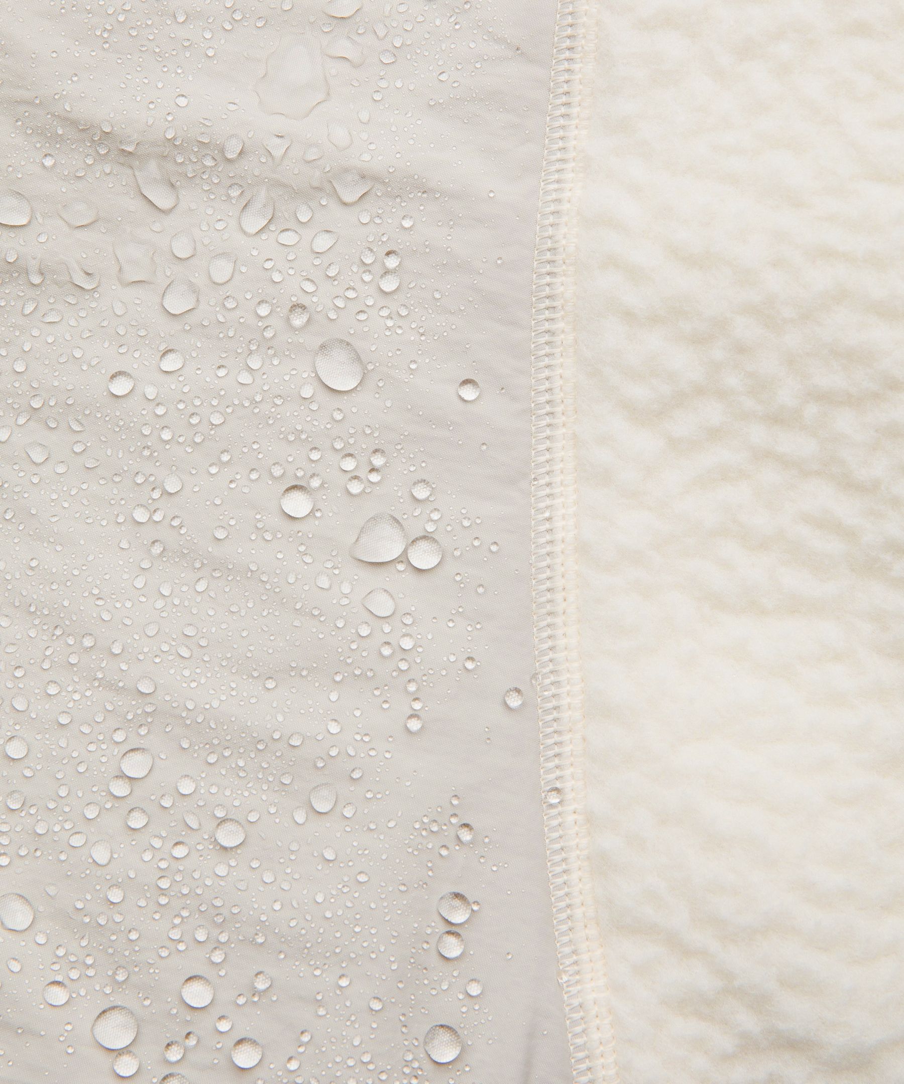 High-Pile Fleece Hooded Half Zip