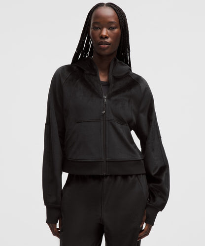 Scuba Oversized Full-Zip Hoodie *Velvet