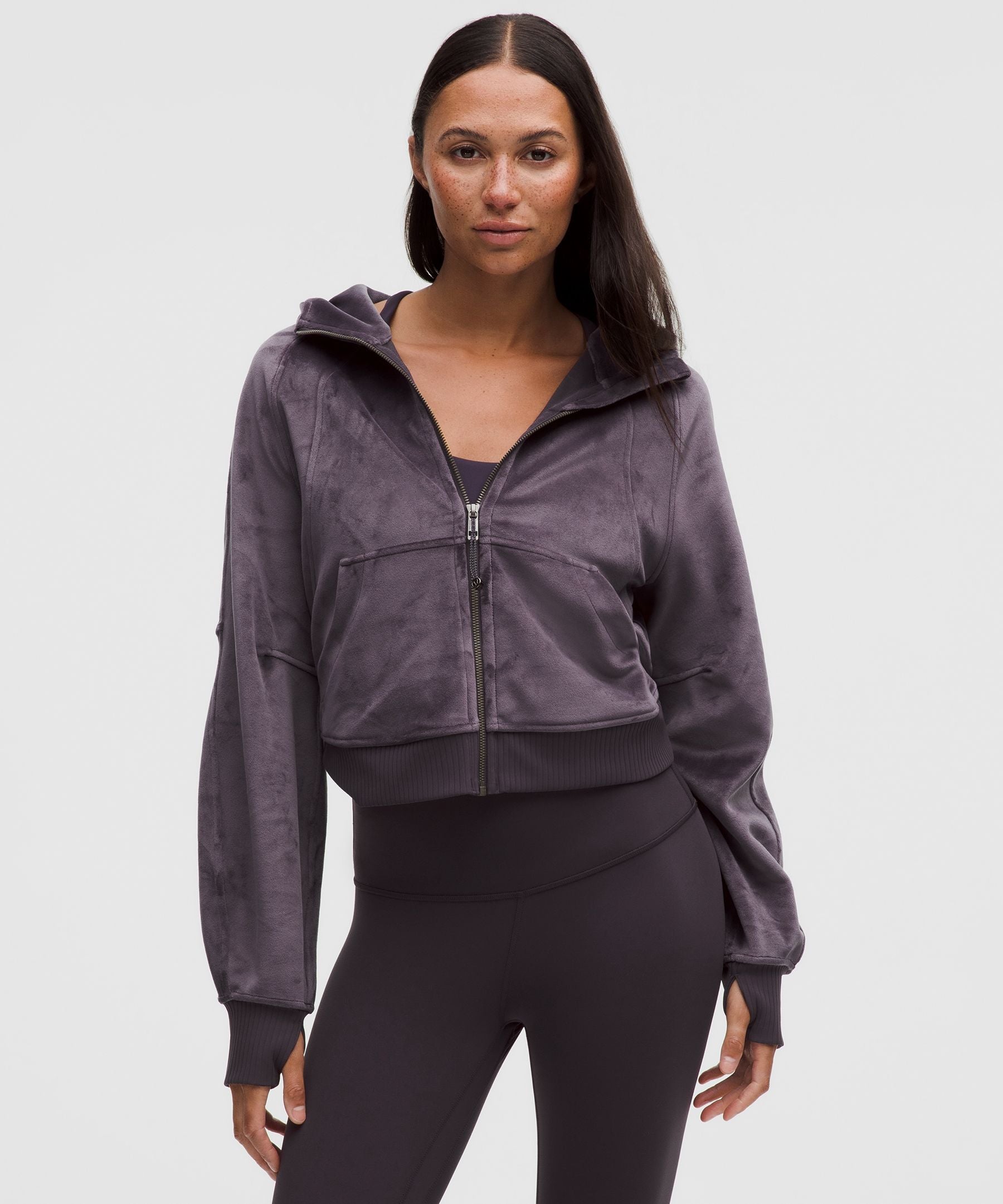 Scuba Oversized Full-Zip Hoodie *Velvet