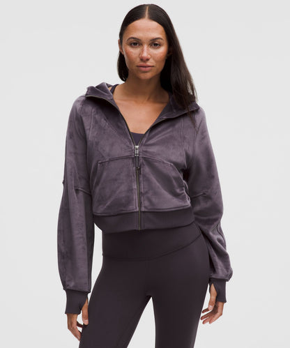 Scuba Oversized Full-Zip Hoodie *Velvet