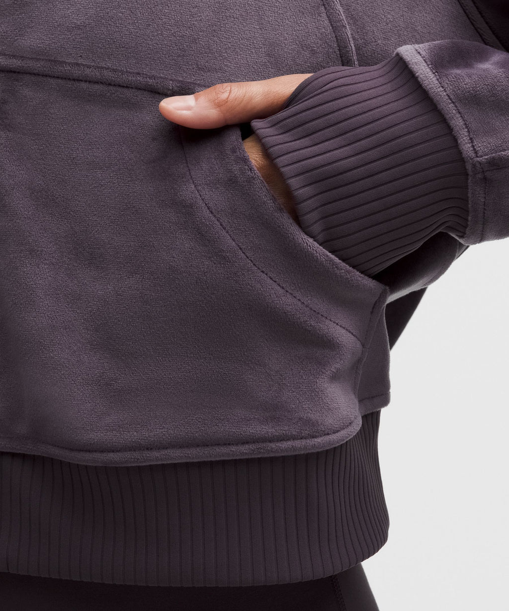 Scuba Oversized Full-Zip Hoodie *Velvet