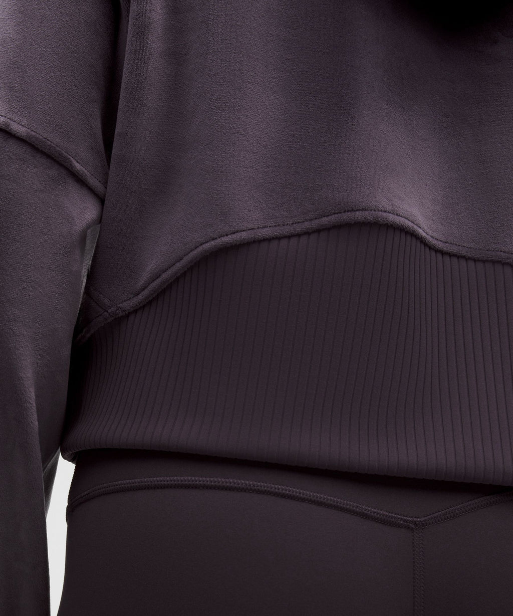 Scuba Oversized Full-Zip Hoodie *Velvet