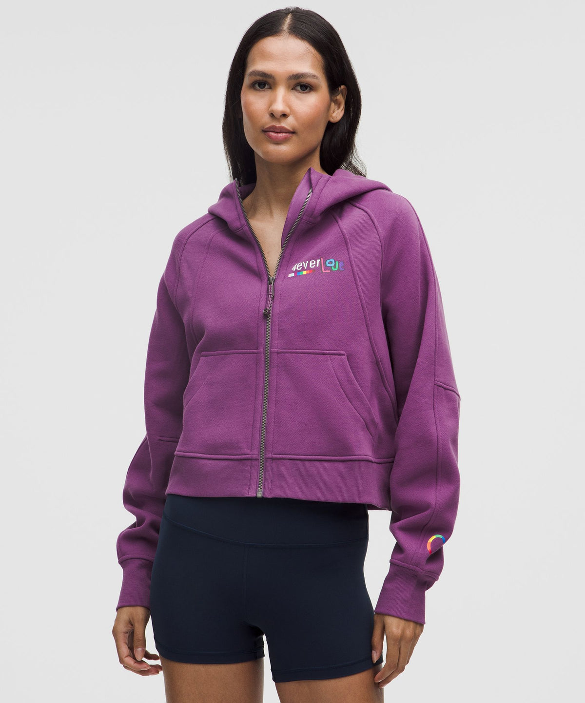 Scuba Oversized Full-Zip Hoodie *Pride