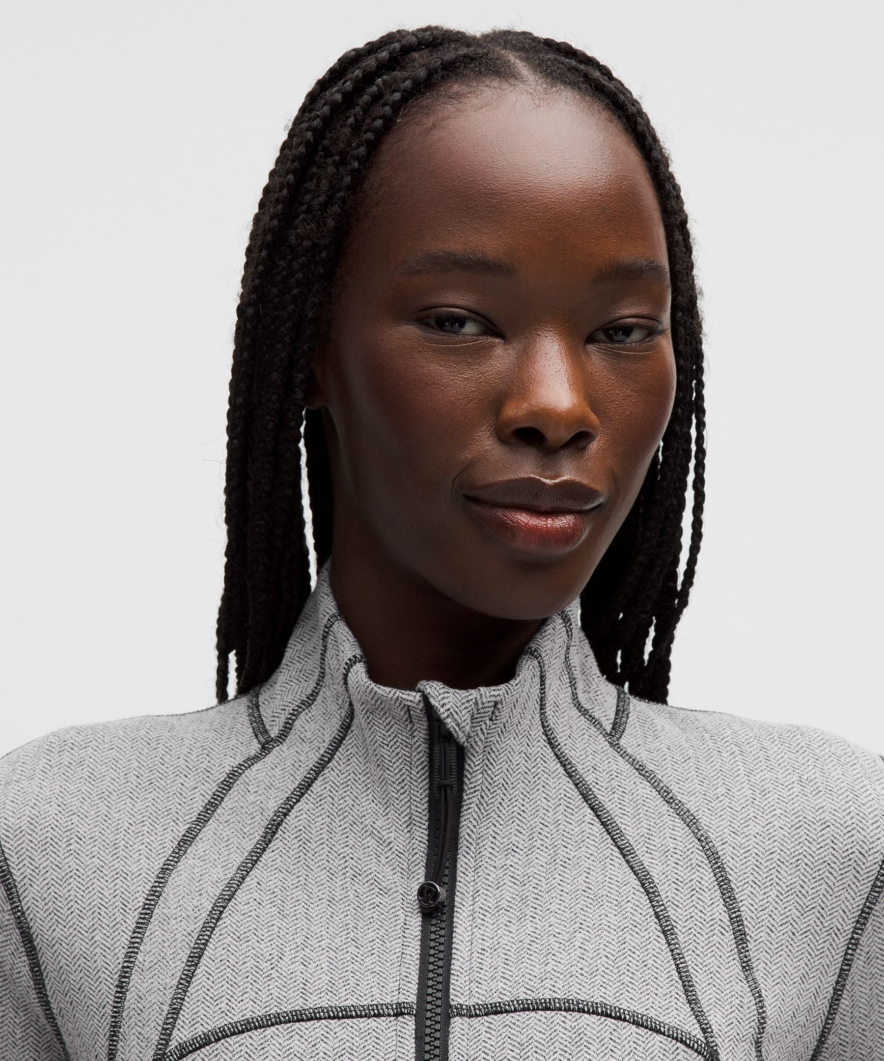 Define Cropped Jacket *Herringbone