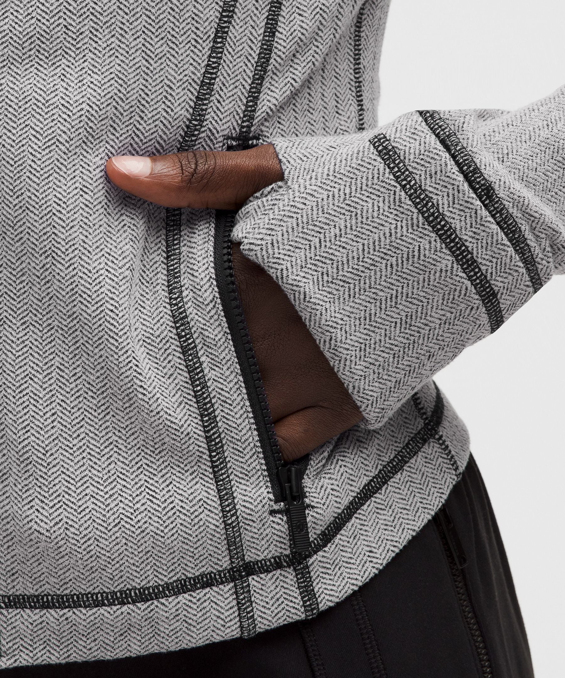 Define Cropped Jacket *Herringbone