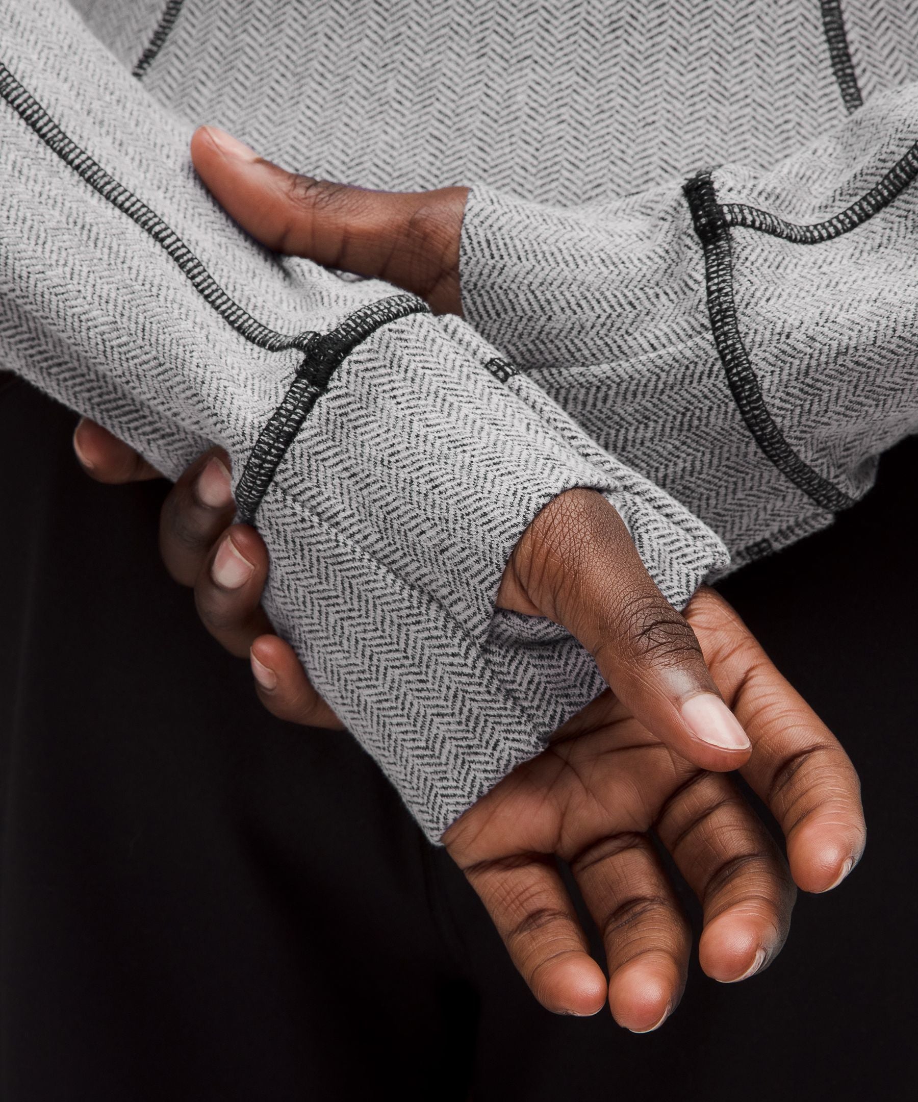 Define Cropped Jacket *Herringbone