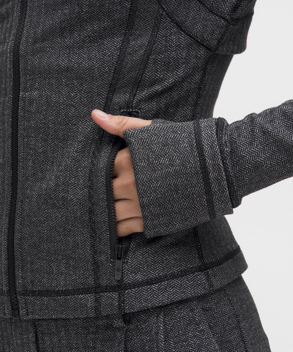 Define Cropped Jacket *Herringbone