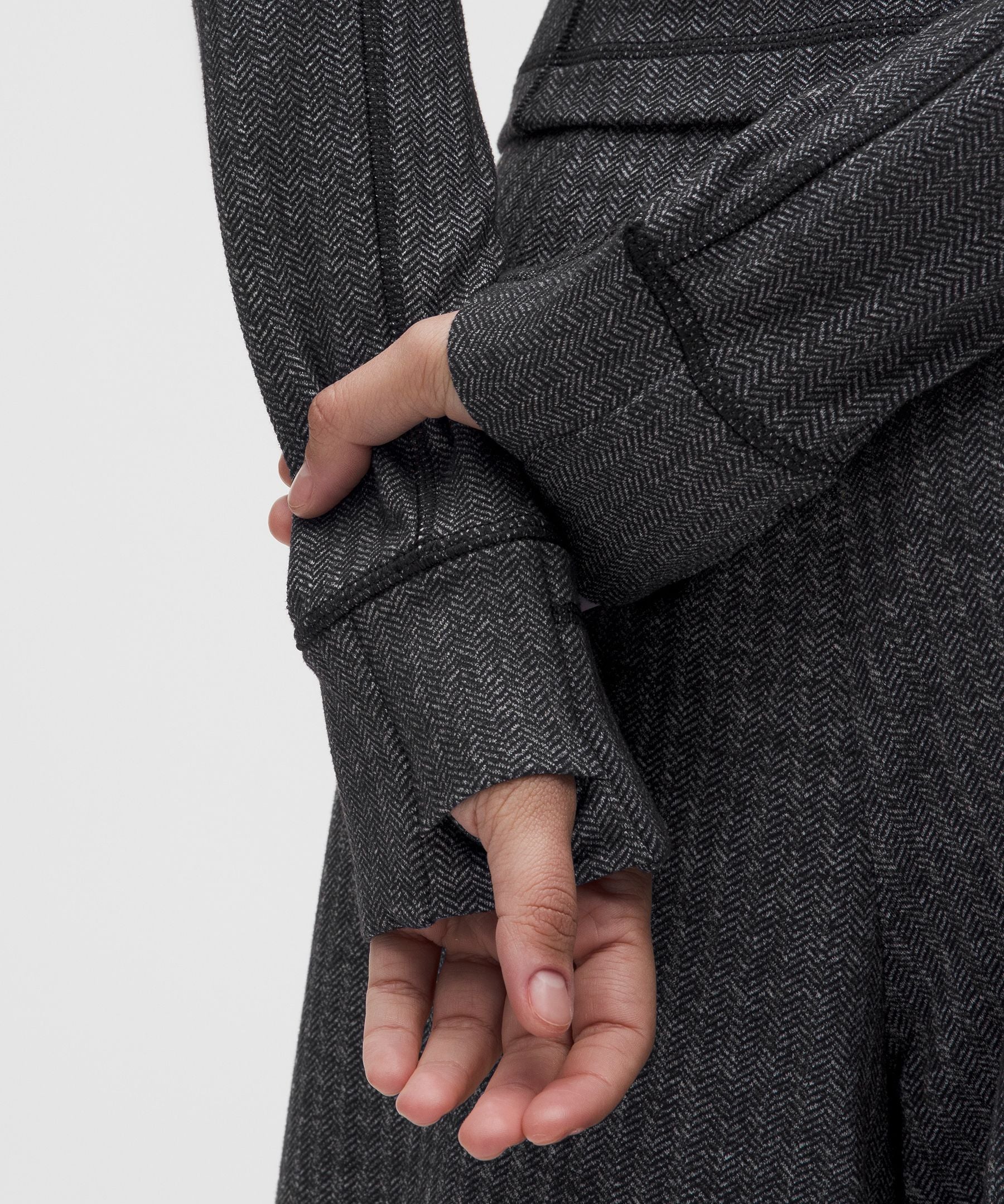 Define Cropped Jacket *Herringbone