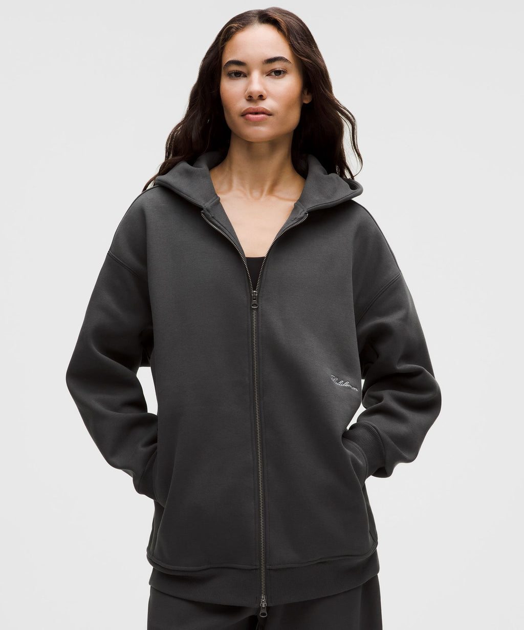 Women's Big Cozy Ultra-Oversized Full-Zip Hoodie *Long