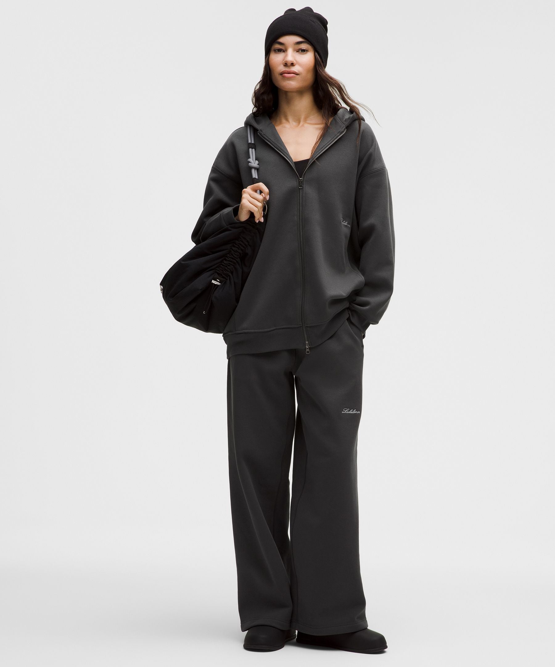 Women's Big Cozy Ultra-Oversized Full-Zip Hoodie *Long