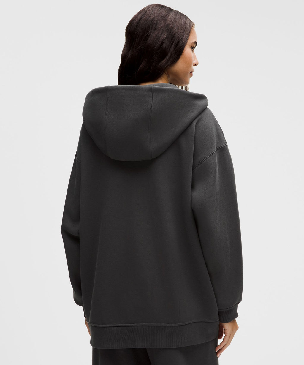 Women's Big Cozy Ultra-Oversized Full-Zip Hoodie *Long