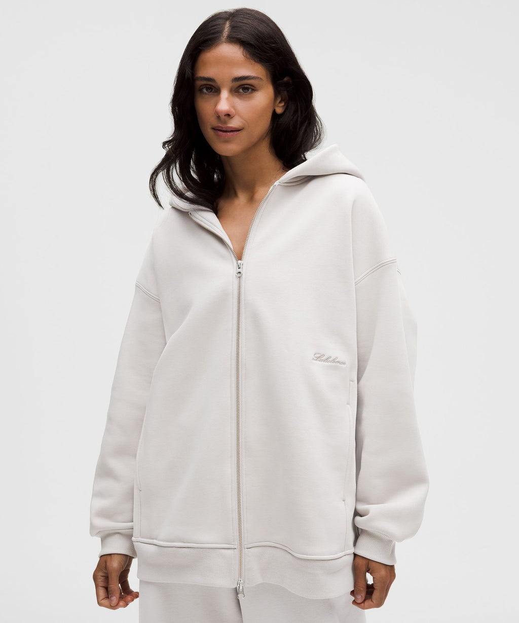 Women's Big Cozy Ultra-Oversized Full-Zip Hoodie *Long