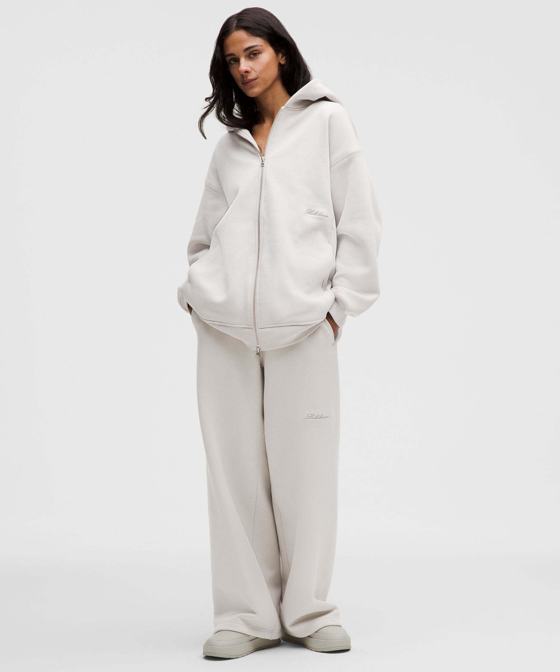Women's Big Cozy Ultra-Oversized Full-Zip Hoodie *Long