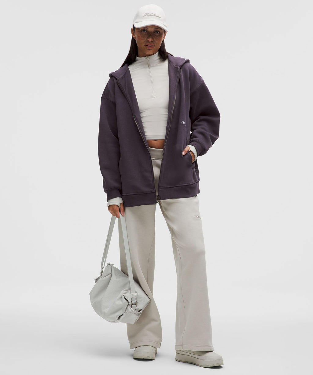 Women's Big Cozy Ultra-Oversized Full-Zip Hoodie *Long