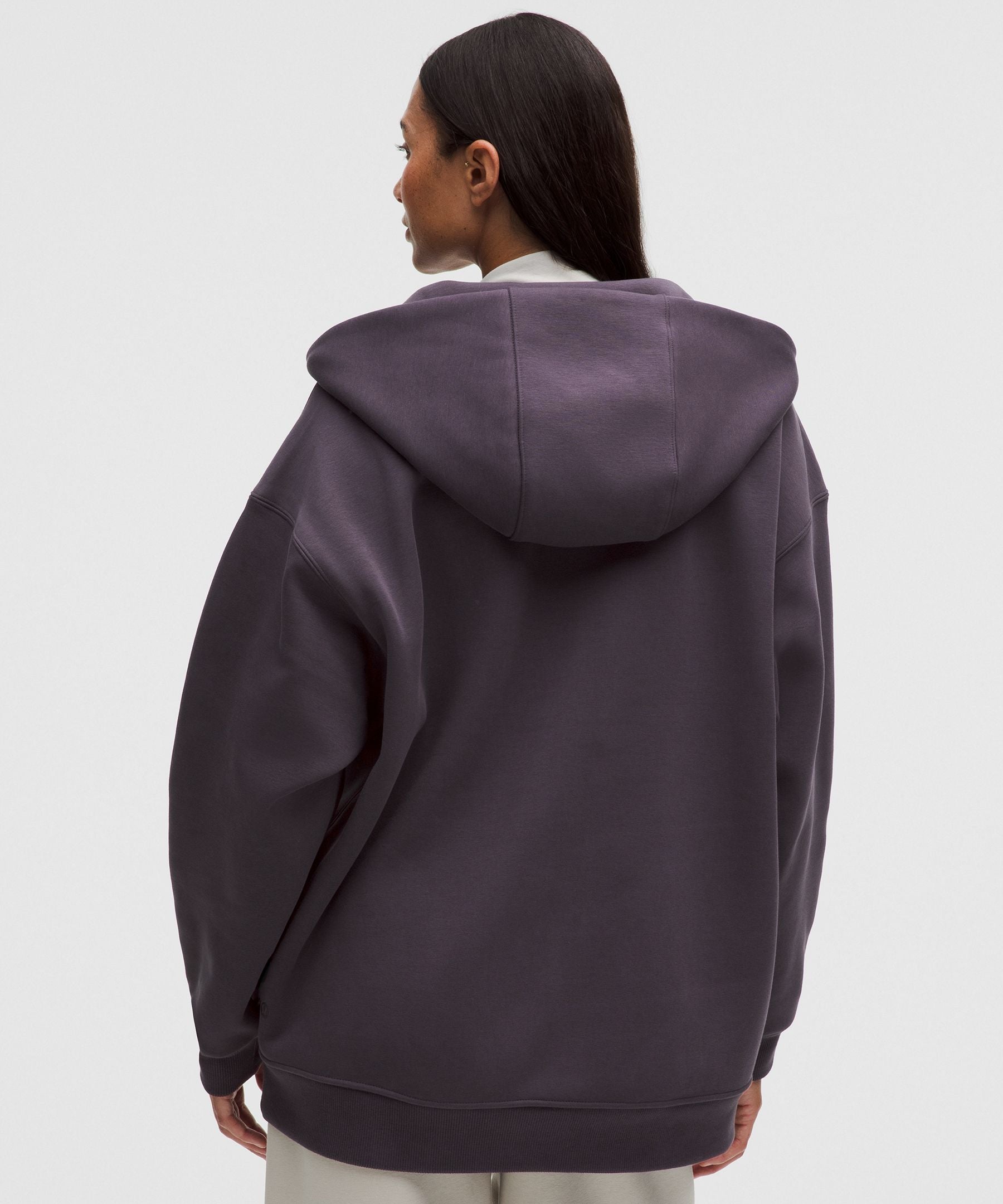 Women's Big Cozy Ultra-Oversized Full-Zip Hoodie *Long