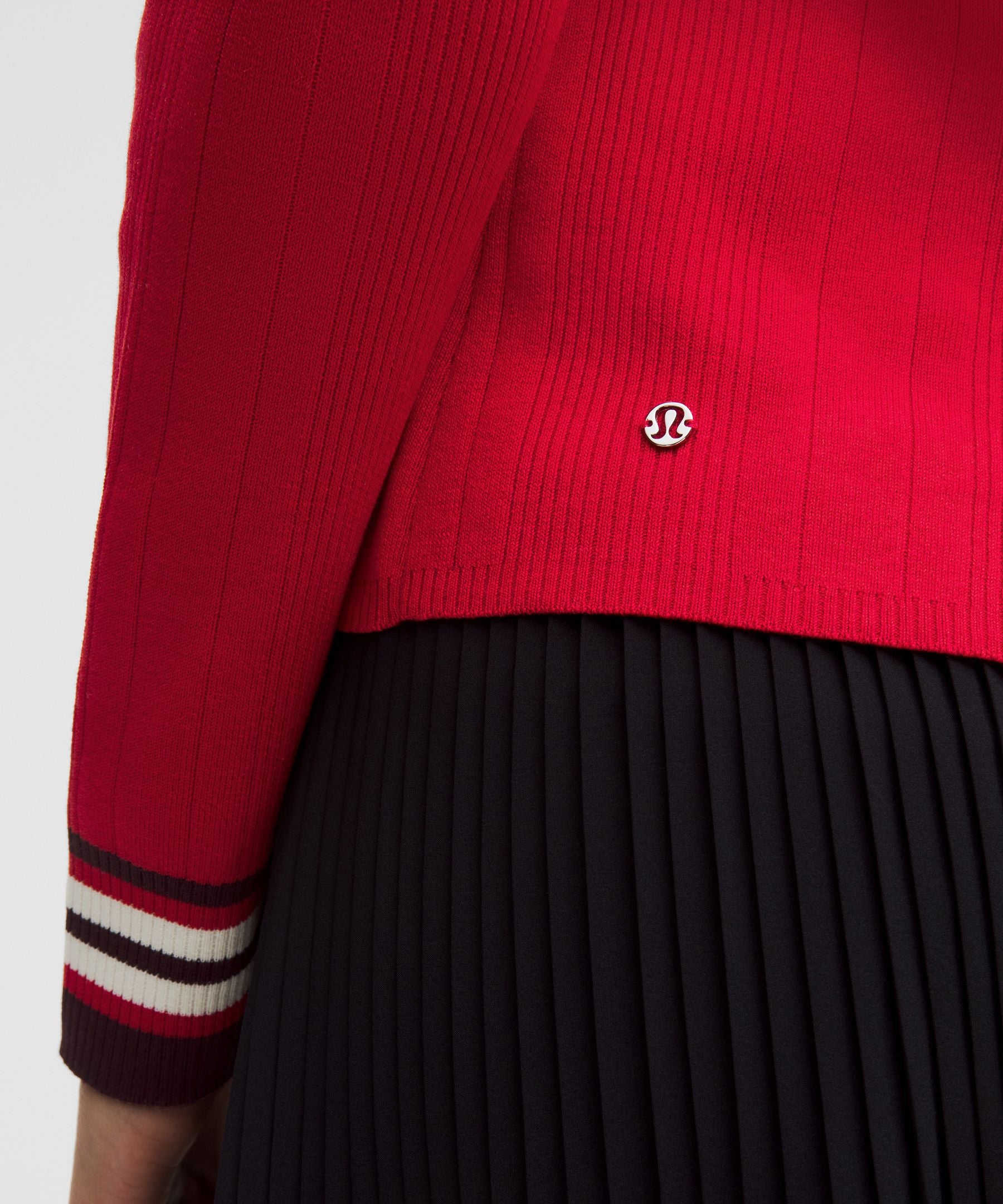 Cotton-Blend Long-Sleeve Crew