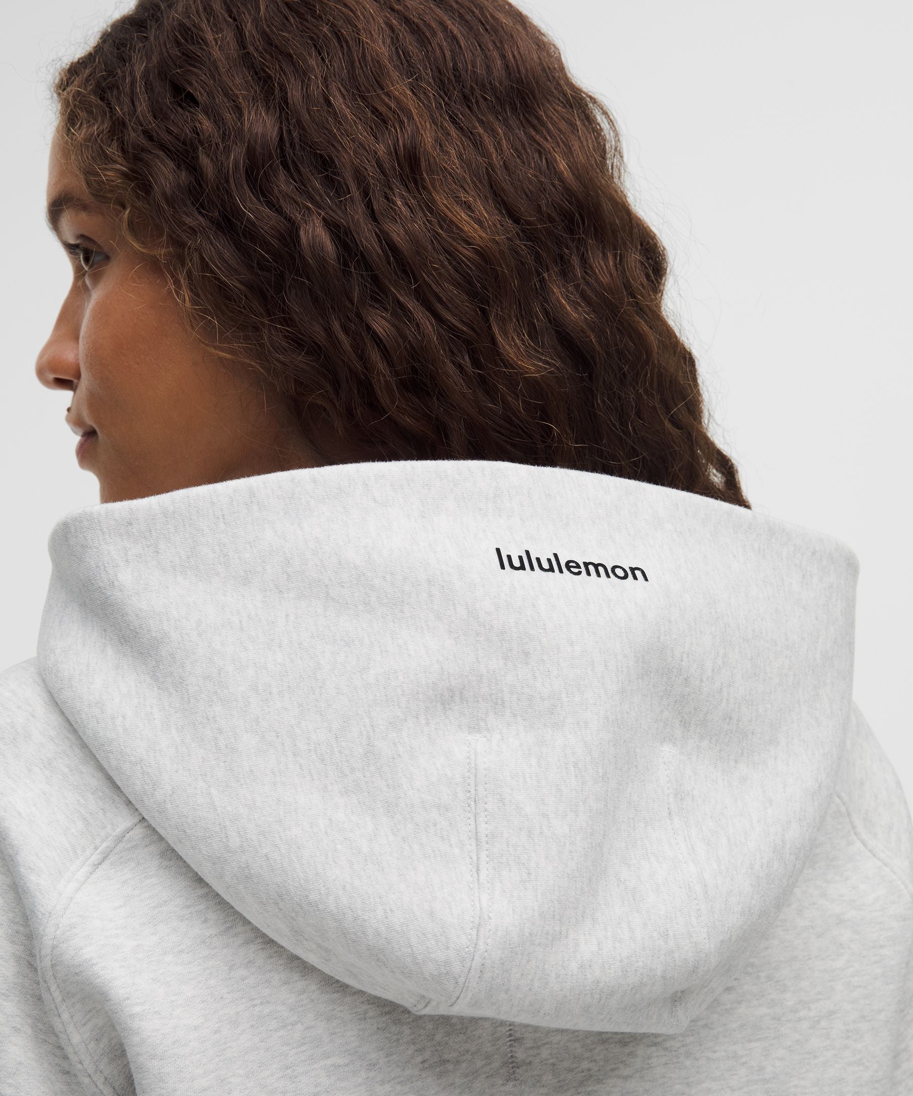 Loungeful Relaxed-Fit Full-Zip Cropped Hoodie