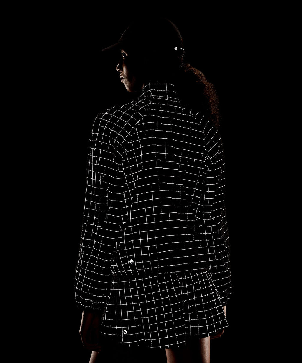 Adapted State Textured Jacket *Reflective Grid