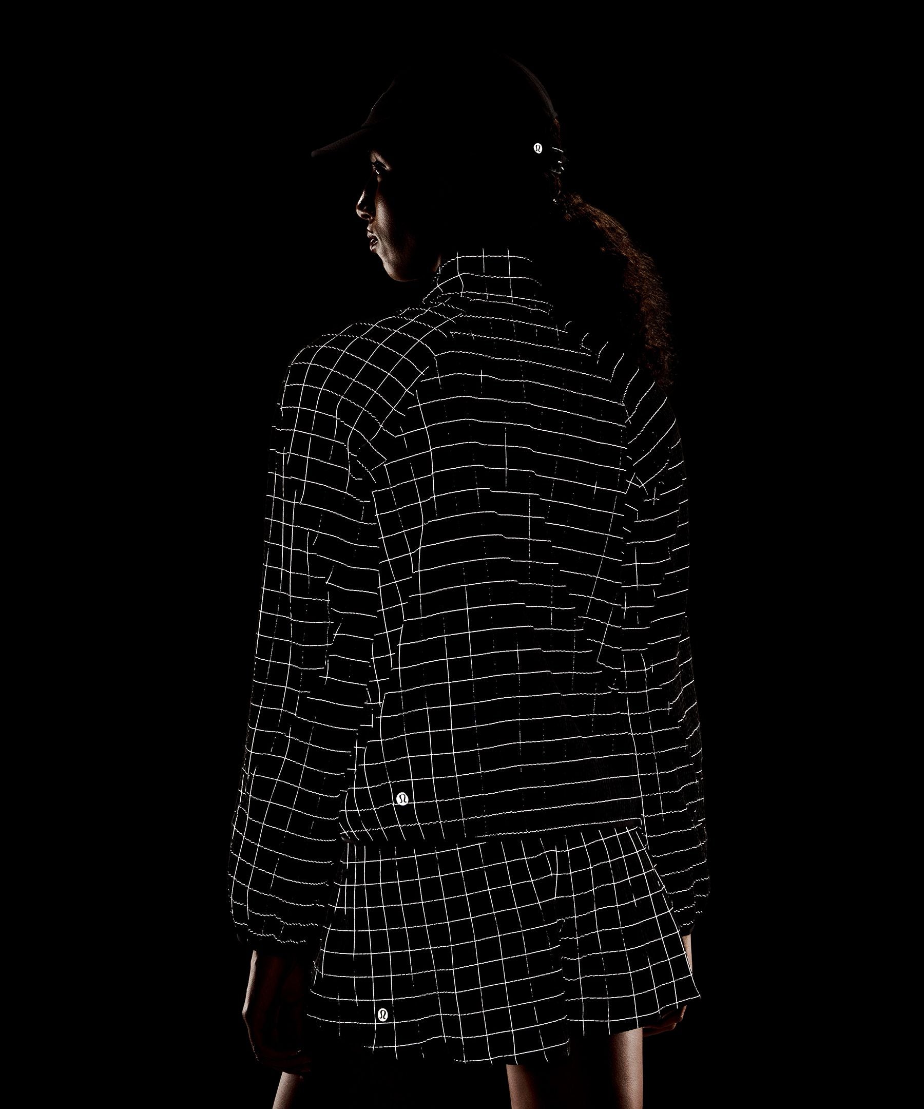 Adapted State Textured Jacket *Reflective Grid