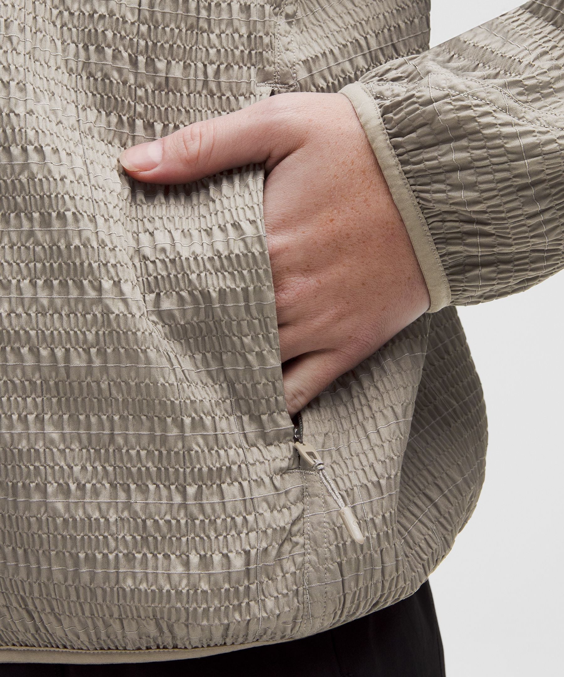 Adapted State Textured Jacket *Reflective Grid