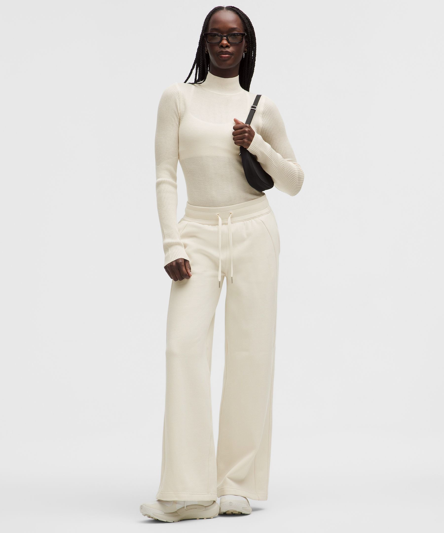 Ribbed Merino-Blend Turtleneck Sweater