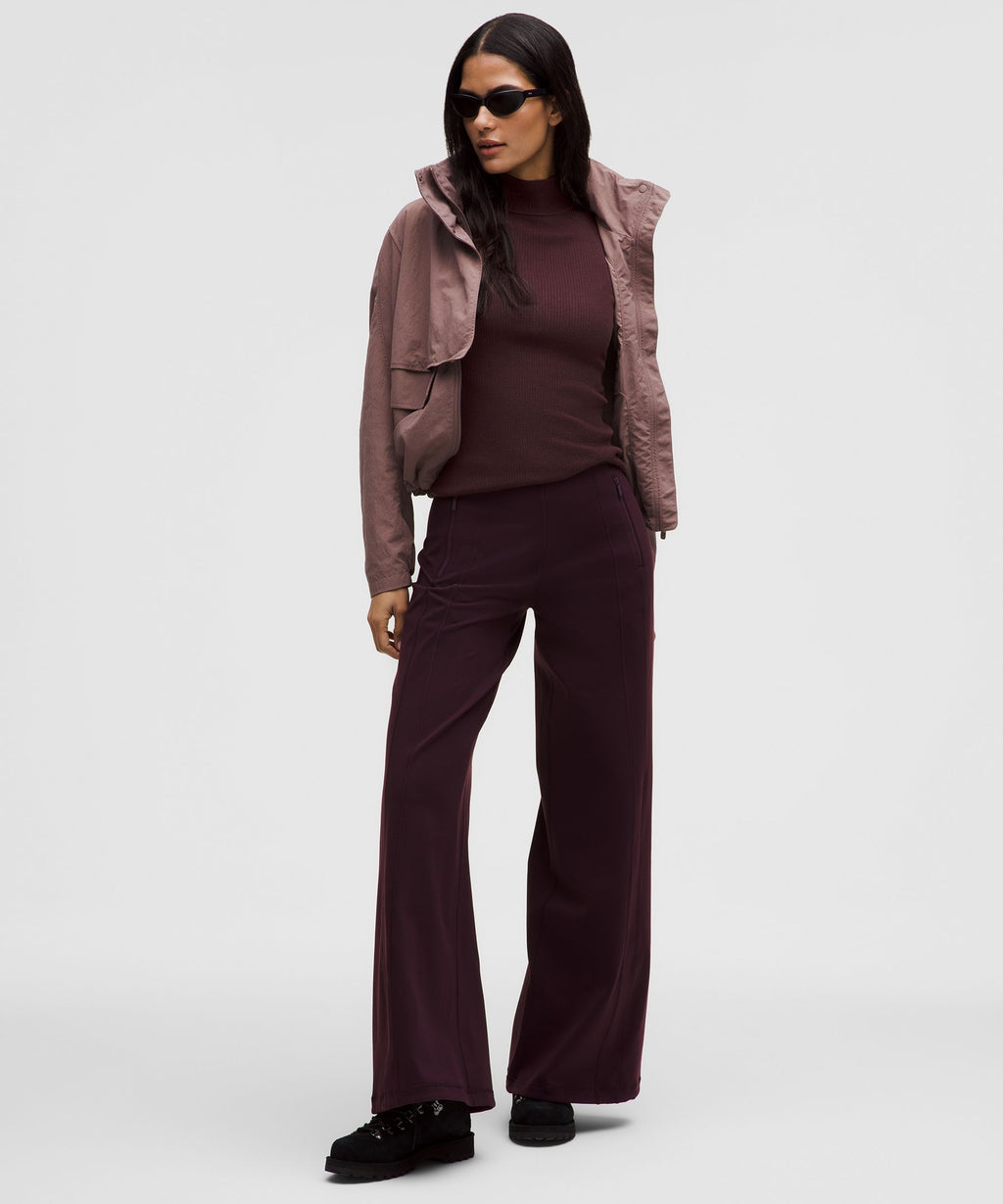 Ribbed Merino-Blend Turtleneck Sweater