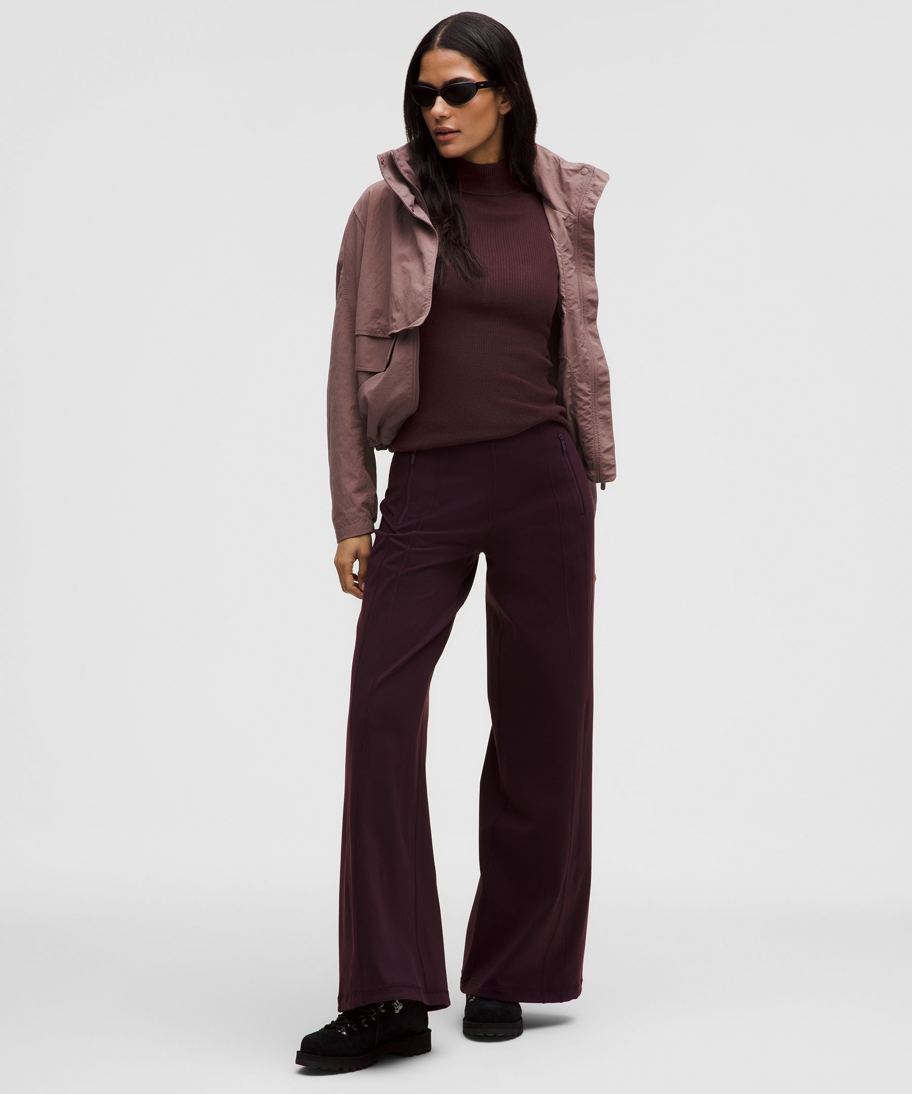 Ribbed Merino-Blend Turtleneck Sweater