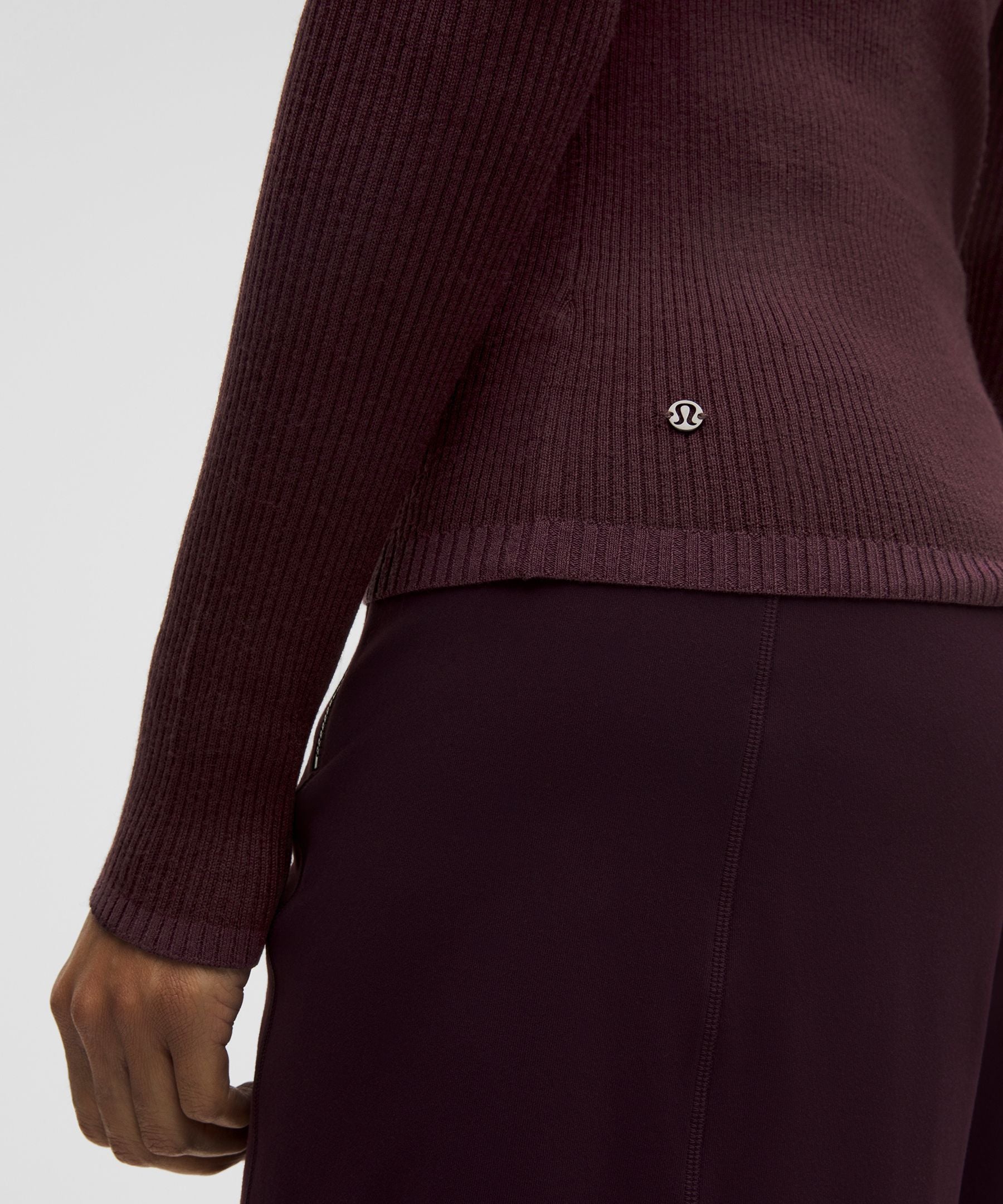 Ribbed Merino-Blend Turtleneck Sweater