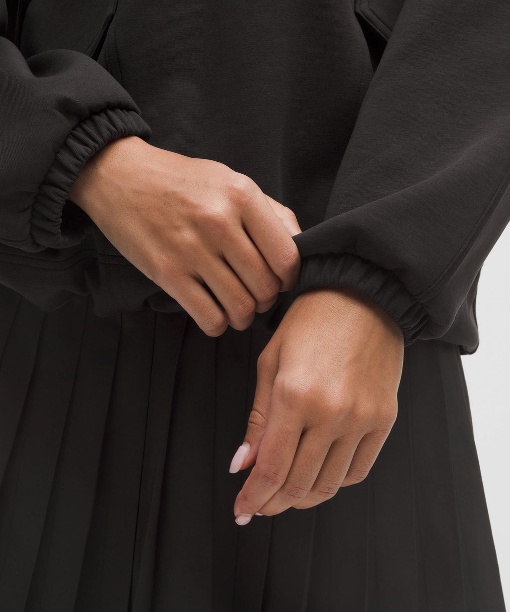 Cotton-Blend Double-Knit Oversized Hoodie